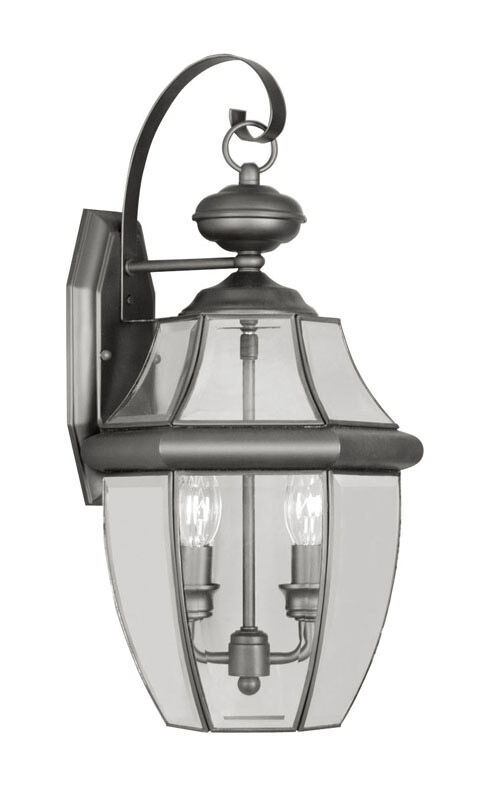 Monterey 2 Light 20 inch Black Outdoor Wall Lantern
