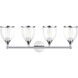 Ashridge 4 Light 35.75 inch Polished Chrome Large Vanity Sconce Wall Light