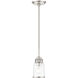 Lawrenceville 1 Light 5 inch Brushed Nickel Mini Pendant Ceiling Light