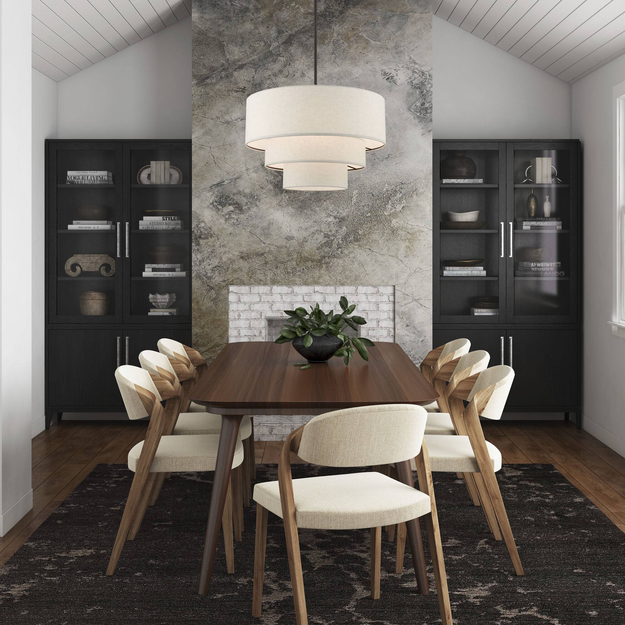 Gladstone 4 Light 23 inch English Bronze Pendant Chandelier Ceiling Light