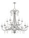 Daphne 18 Light 42 inch Polished Chrome Grande Foyer Chandelier Ceiling Light