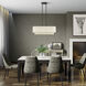 Manorwood 3 Light 30 inch English Bronze Linear Chandelier Ceiling Light, Medium
