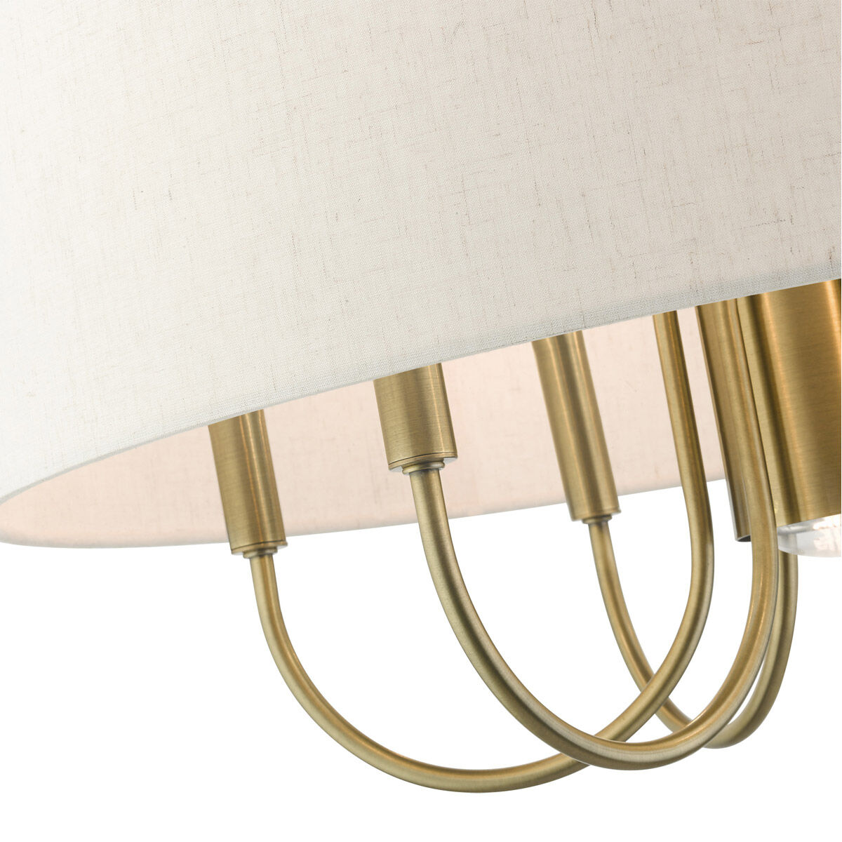 Blossom 7 Light 24 inch Antique Brass Pendant Chandelier Ceiling Light