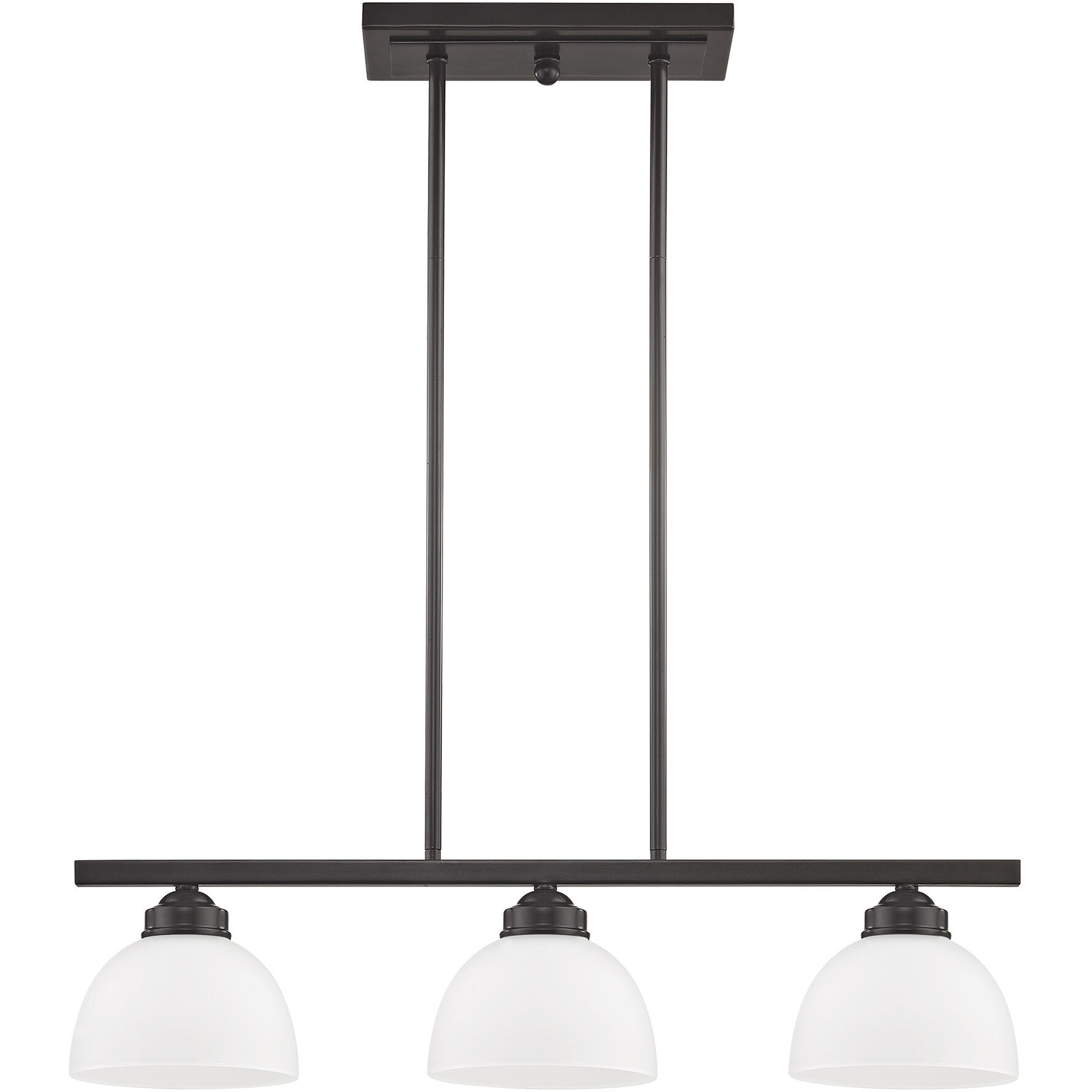 Somerset 3 Light 28 inch English Bronze Linear Chandelier Ceiling Light