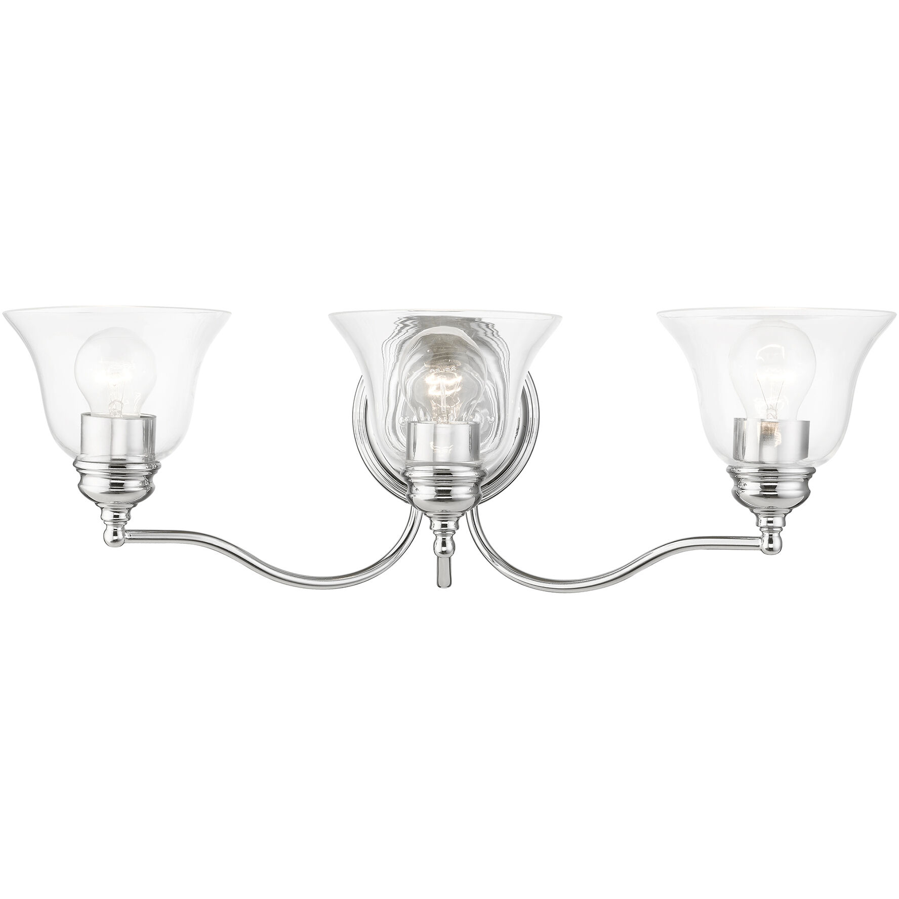 Moreland 3 Light 24 inch Polished Chrome Vanity Sconce Wall Light