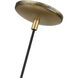 Summervine 1 Light 8 inch Antique Gold Leaf Mini Globe Pendant Ceiling Light, Mini Globe