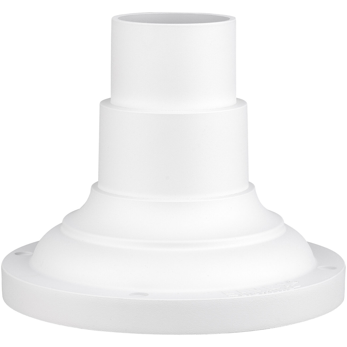 Allison 6.5 inch Textured White Pier Mount Adapter