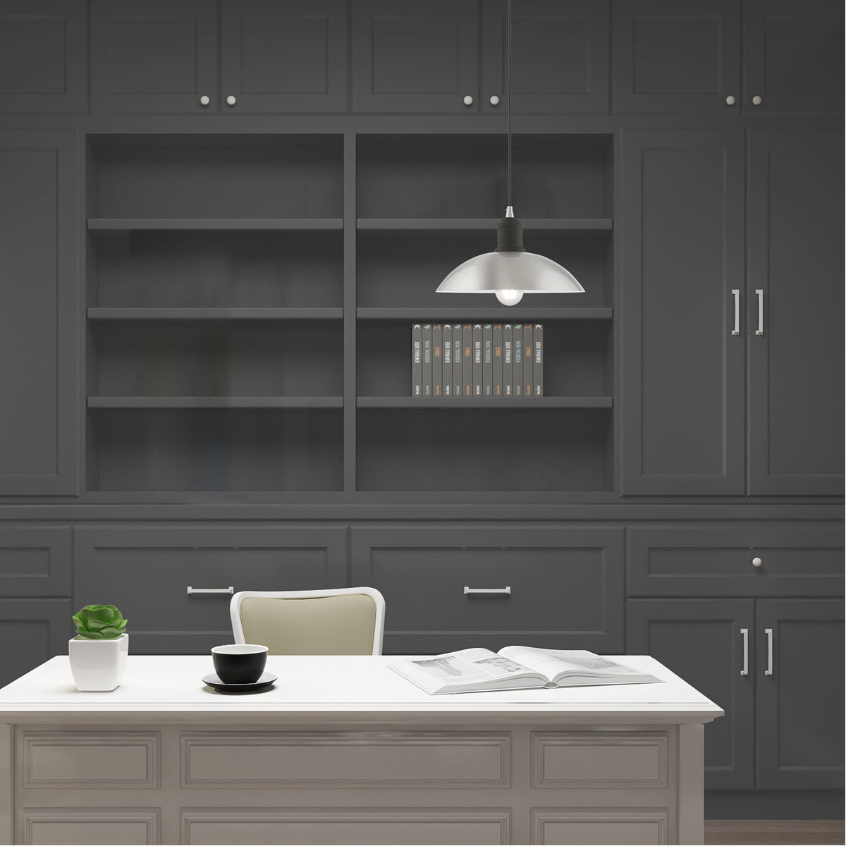 Allison 1 Light 13 inch Brushed Nickel Mini Pendant Ceiling Light