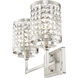 Grammercy 2 Light 14 inch Brushed Nickel Bath Vanity Wall Light