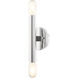 Copenhagen 2 Light 17 inch Polished Chrome ADA ADA Sconce Wall Light