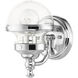 Oldwick 1 Light 6 inch Polished Chrome Vanity Sconce Wall Light