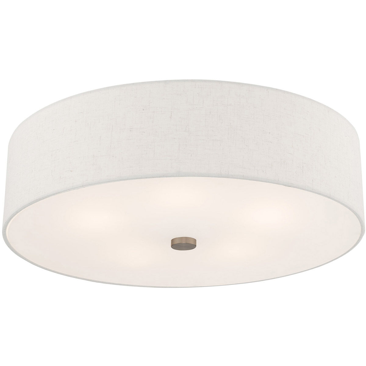 Meridian 5 Light 22 inch Brushed Nickel Semi-Flush Mount Ceiling Light