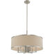 Park Ridge 7 Light 24 inch Brushed Nickel Pendant Chandelier Ceiling Light