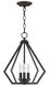 Prism 3 Light 14 inch Bronze Convertible Mini Chandelier/Ceiling Mount Ceiling Light