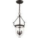 Jefferson 3 Light 10 inch Bronze Chain Lantern