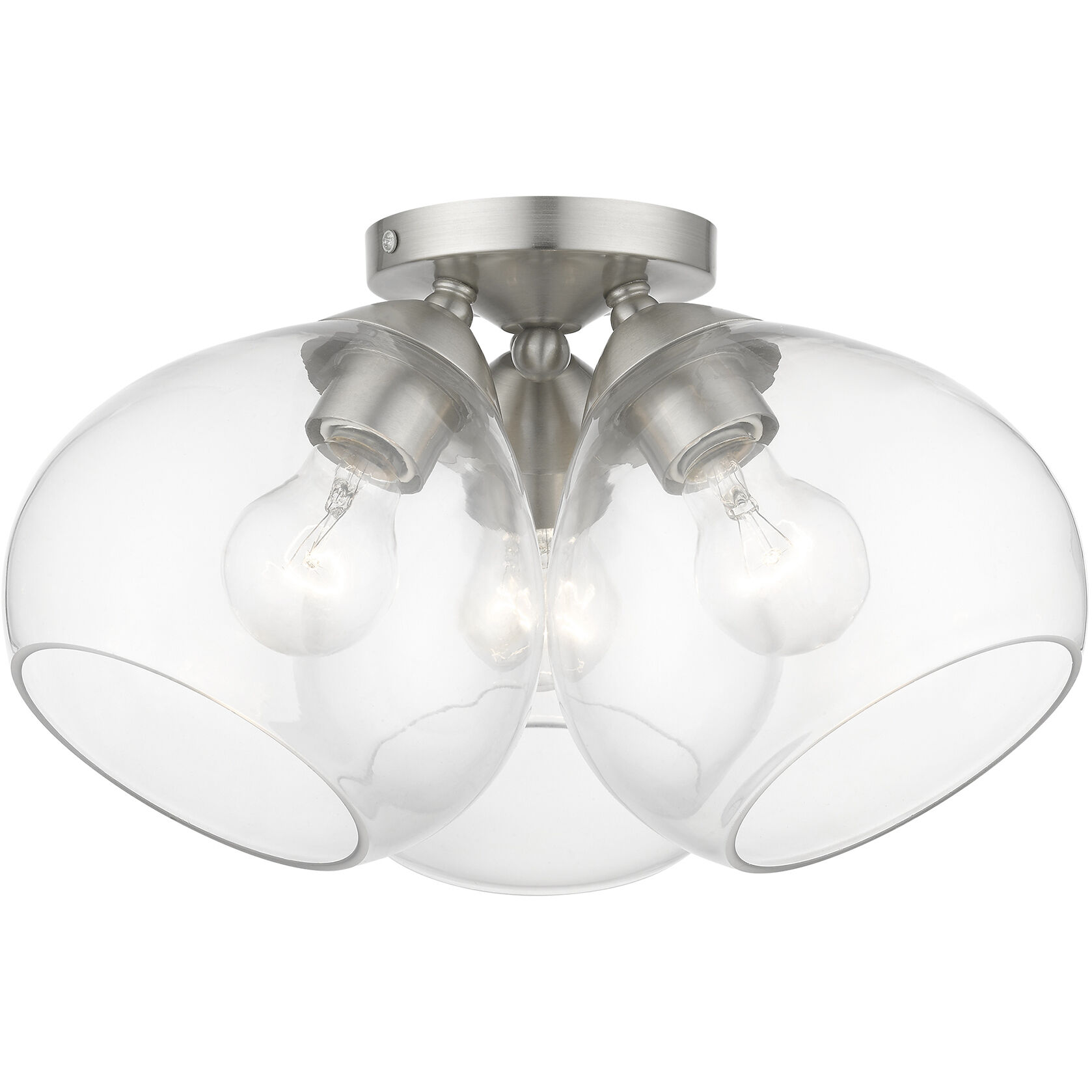 Catania 3 Light 16.00 inch Semi-Flush Mount