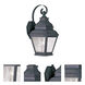 Exeter 1 Light 15.5 inch Charcoal Small Outdoor Wall Lantern