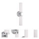 Aero 2 Light 18 inch Brushed Nickel ADA Bath Vanity Wall Light