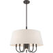 Belclaire 6 Light 24 inch English Bronze Pendant Chandelier Ceiling Light