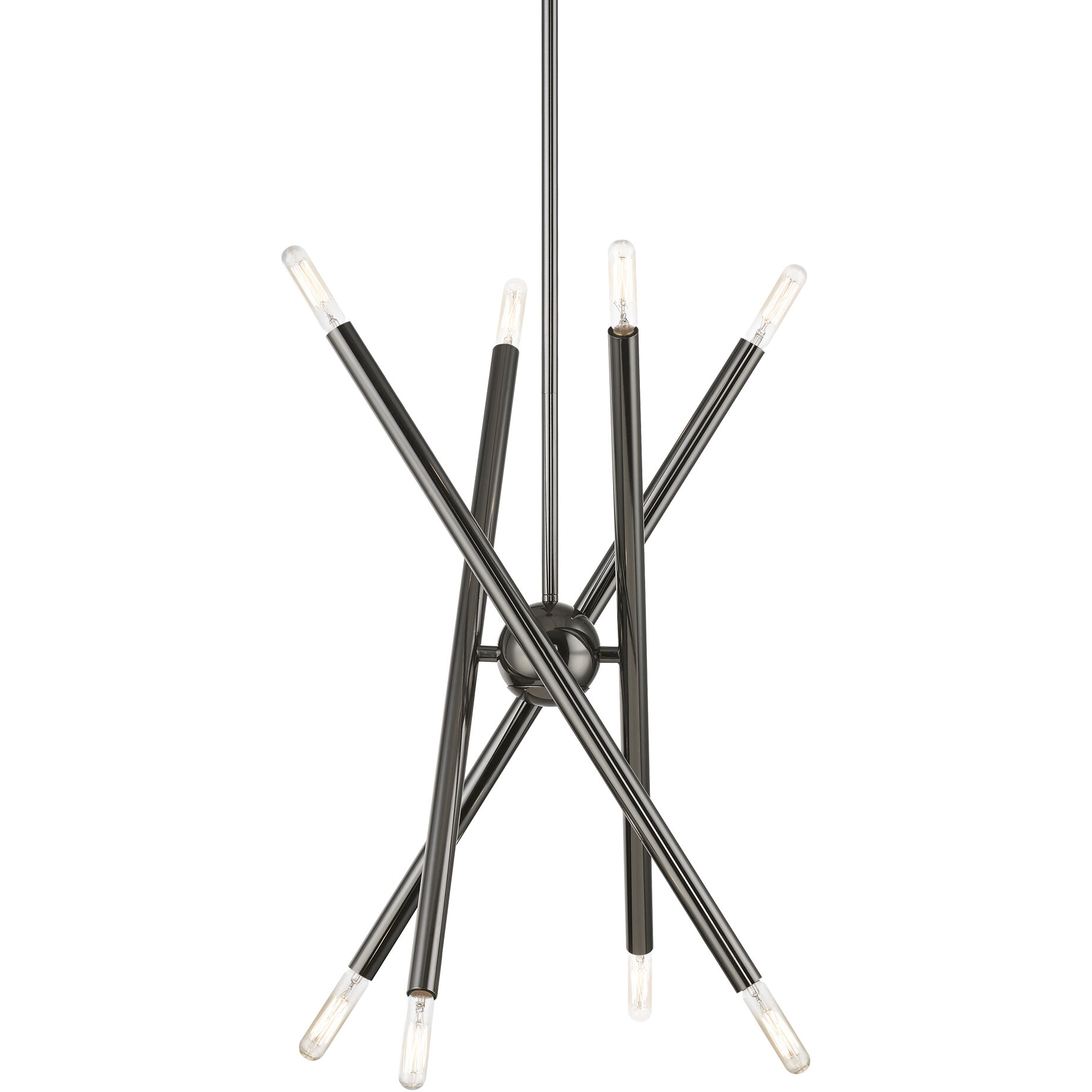 Soho 8 Light 19.5 inch Black Chrome Chandelier Ceiling Light