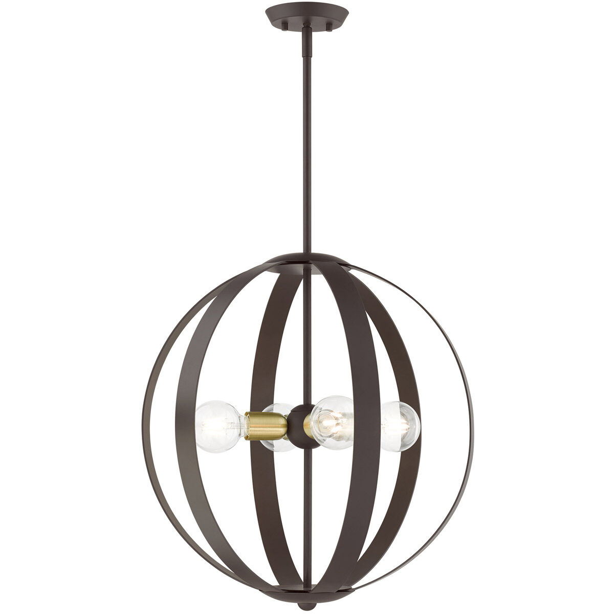Modesto 4 Light 20 inch Bronze Chandelier Ceiling Light