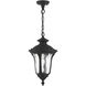 Oxford 1 Light 10 inch Textured Black Outdoor Pendant Lantern
