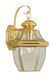 Monterey 1 Light 13 inch Polished Brass Outdoor Wall Lantern