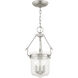 Winchester 3 Light 11 inch Brushed Nickel Pendant Ceiling Light