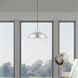 Allison 1 Light 16 inch Brushed Aluminum Mini Pendant Ceiling Light