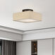 Summit 4 Light 15 inch Bronze Semi Flush Mount Ceiling Light, Large