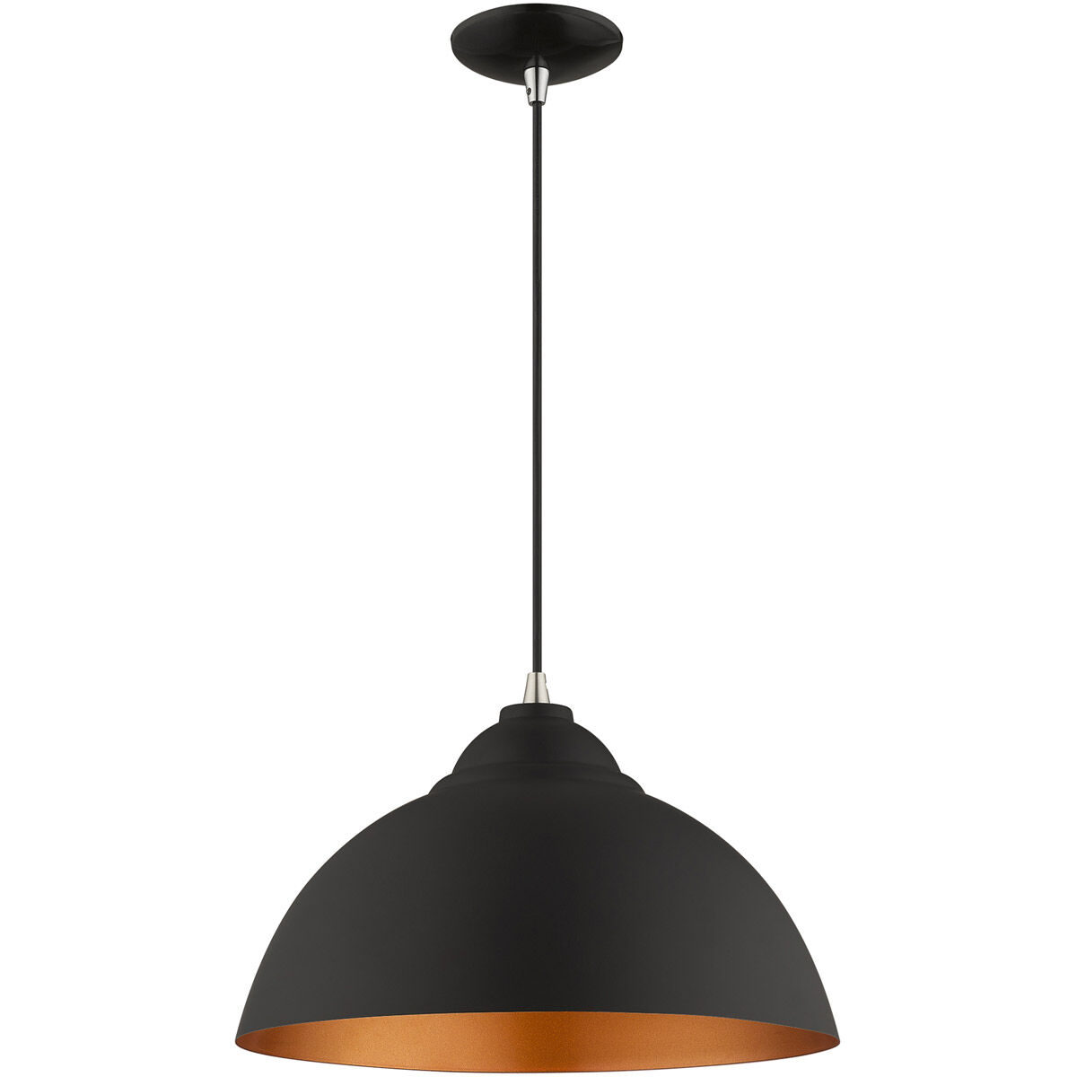 Allison 1 Light 16 inch Black Mini Pendant Ceiling Light