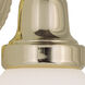Classic 1 Light 6 inch Polished Brass Bath Vanity Wall Light