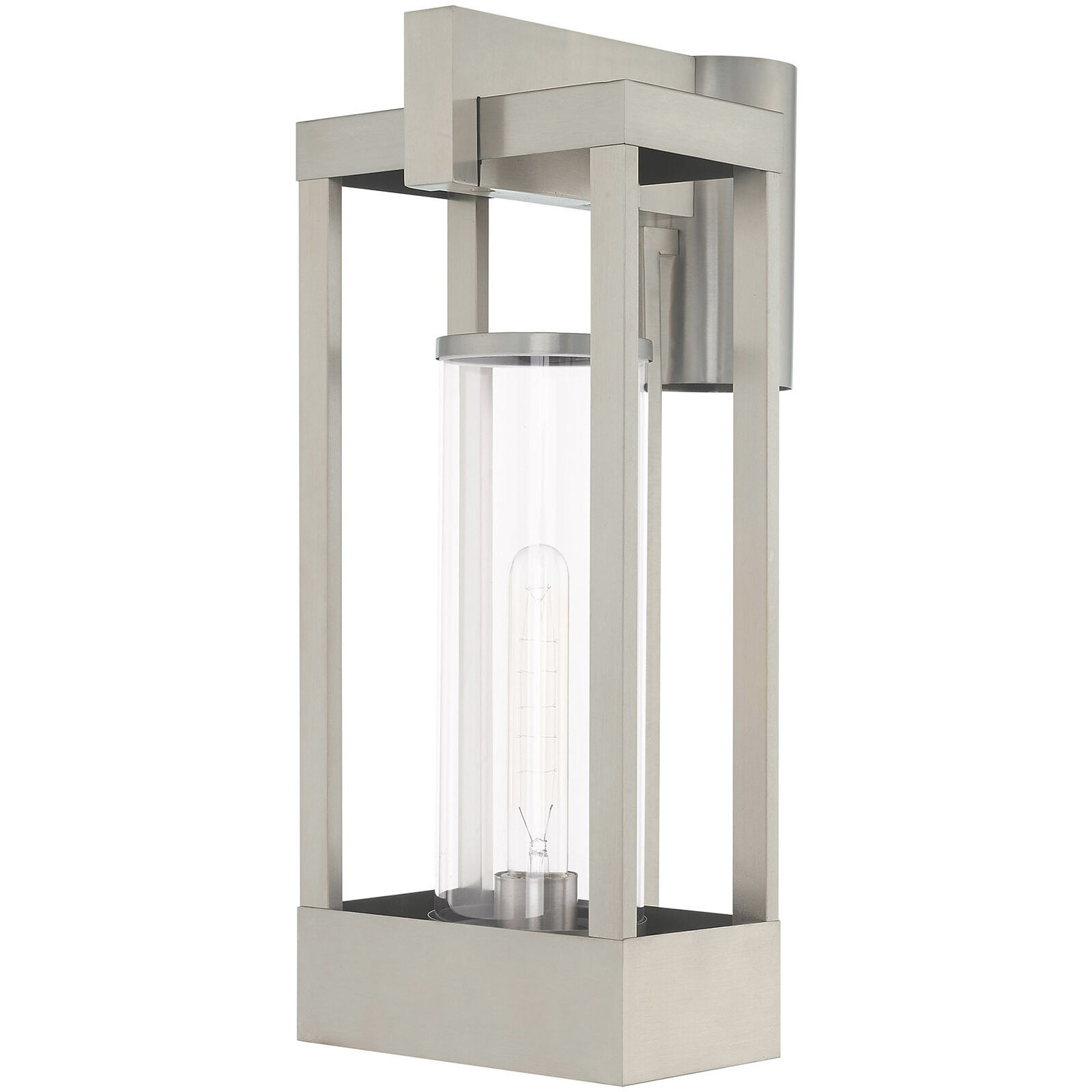 Delancey 1 Light 18.88 inch Brushed Nickel Outdoor Post Top Lantern
