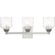 Aragon 3 Light 23 inch Polished Chrome Bath Vanity Wall Light