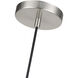 Zolana 1 Light 8.5 inch Brushed Nickel Mini Pendant Ceiling Light