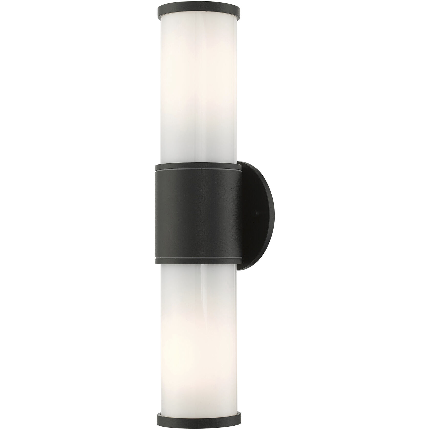 Landsdale 2 Light 5 inch Textured Black Outdoor ADA Wall Lantern