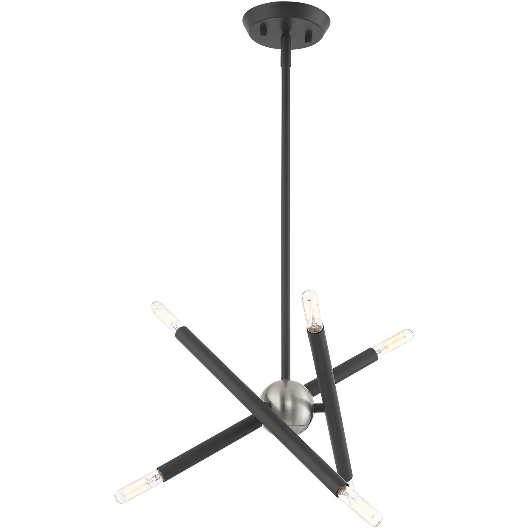 Soho 6 Light 12.5 inch Scandinavian Gray Chandelier Ceiling Light