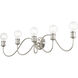 Lansdale 5 Light 34 inch Brushed Nickel Vanity Sconce Wall Light, Large