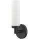 Aero 1 Light 4 inch Black ADA ADA Single Sconce Wall Light