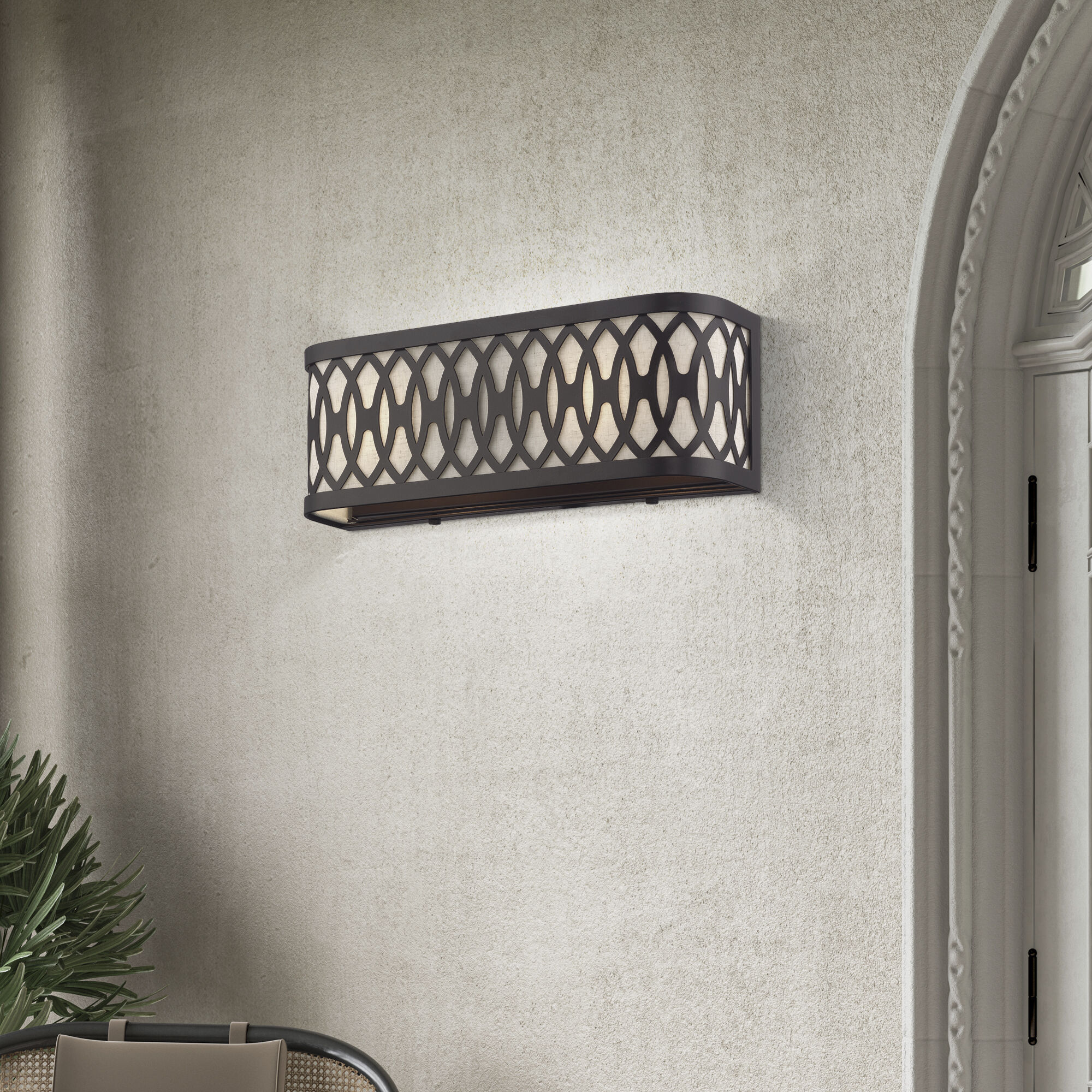 Vistaview 2 Light 15 inch English Bronze ADA Wall Sconce Wall Light