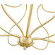 Katarina 5 Light 23 inch Soft Gold Chandelier Ceiling Light