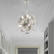 Circulo 6 Light 24 inch Polished Chrome Pendant Chandelier Ceiling Light