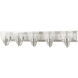 Birmingham 5 Light 36 inch Brushed Nickel Vanity Sconce Wall Light