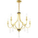Glendale 5 Light 25 inch Polished Brass Chandelier Ceiling Light