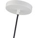 Zolana 1 Light 12 inch White Pendant Ceiling Light