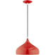 Amador 1 Light 12 inch Shiny Red Mini Pendant Ceiling Light