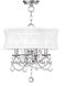 Newcastle 4 Light 16 inch Brushed Nickel Convertible Mini Chandelier/Ceiling Mount Ceiling Light