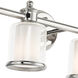 Middlebush 6 Light 55 inch Polished Nickel Vanity Sconce Wall Light