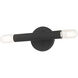 Copenhagen 2 Light 5 inch Black ADA ADA Wall Sconce Wall Light