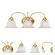 Edgemont 3 Light 23.5 inch Polished Brass Bath Vanity Wall Light